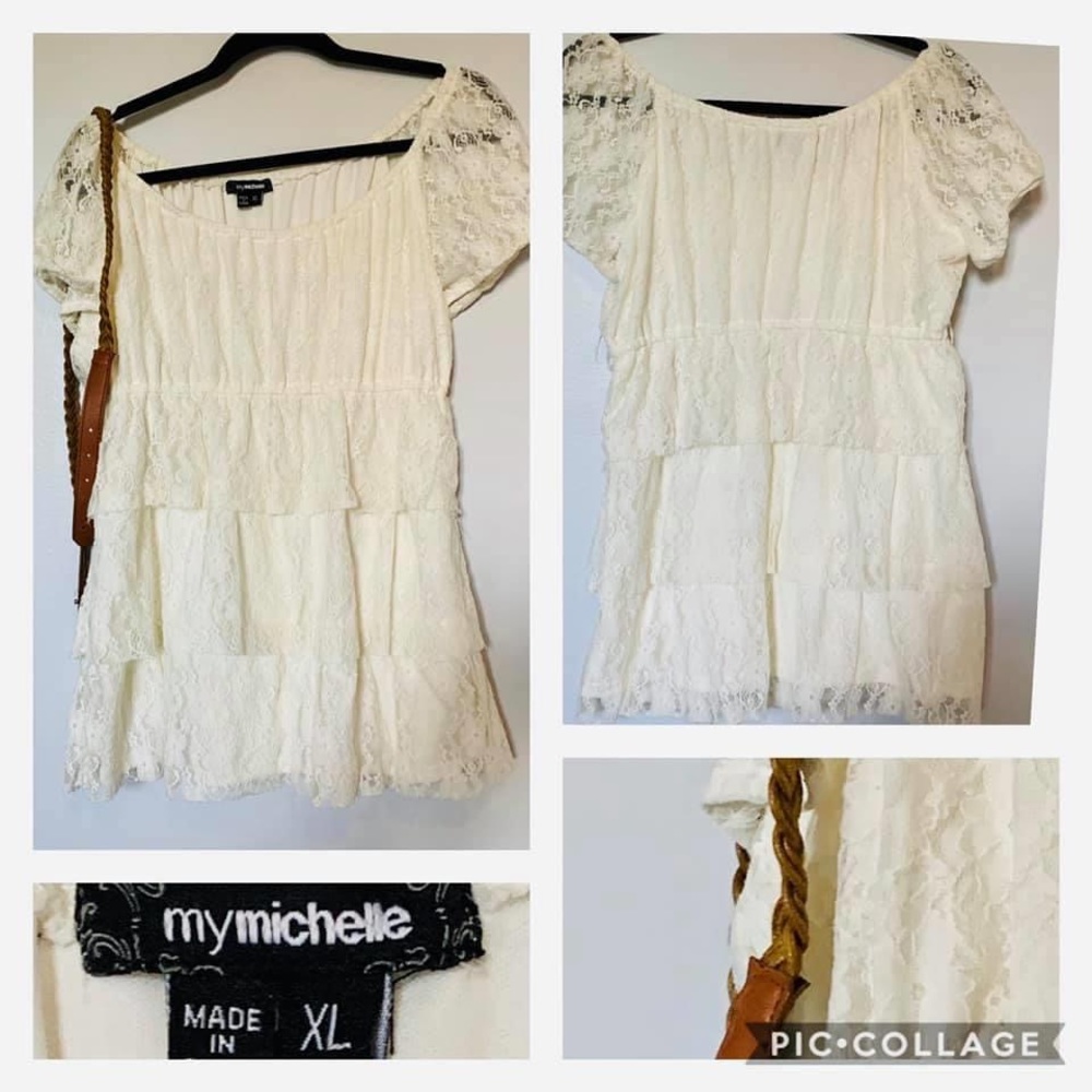 Lace Baby Doll Shirt